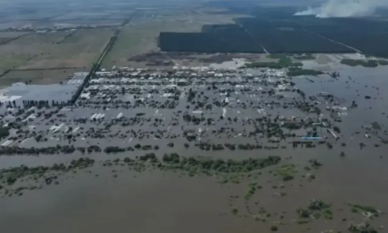 След взрива на язовир в Украйна: Хуманитарната обстановка стана много по-тежка (ВИДЕО) - Tribune.bg