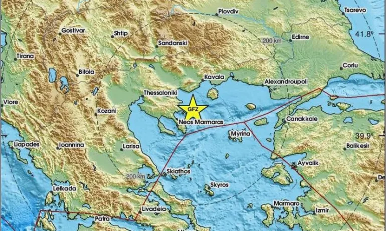 Земетресение в Гърция беше усетено и в България - Tribune.bg