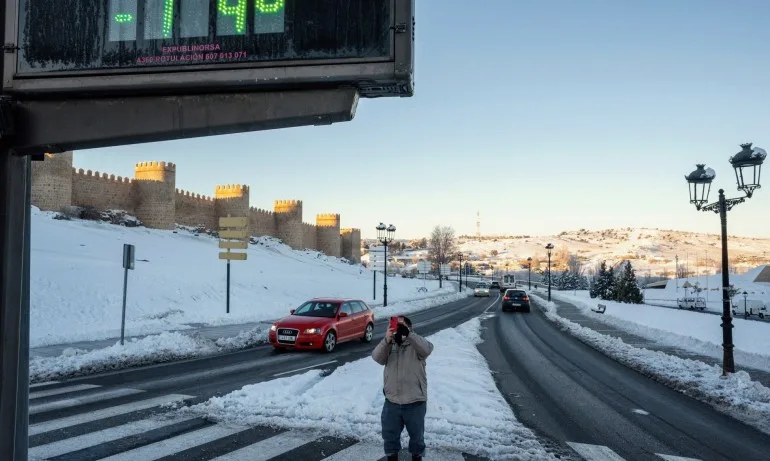 Невиждан студ скова Испания, страната отчете температури от -25°C - Tribune.bg
