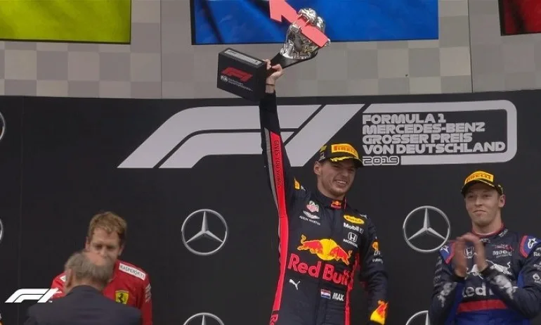 Триумф на Верстапен на Хокенхайм - Tribune.bg