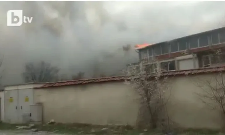 Пожар гори в промишлена зона Север в Пловдив - Tribune.bg