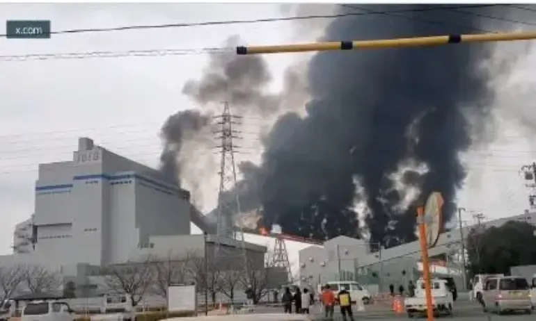 Взрив и последвал пожар в една от най-големите ТЕЦ в Япония (ВИДЕО) - Tribune.bg
