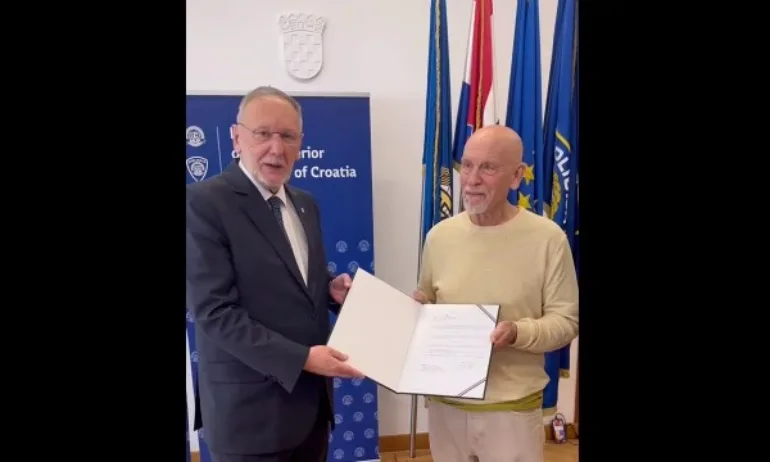 Джон Малкович вече има хърватско гражданство (ВИДЕО) - Tribune.bg