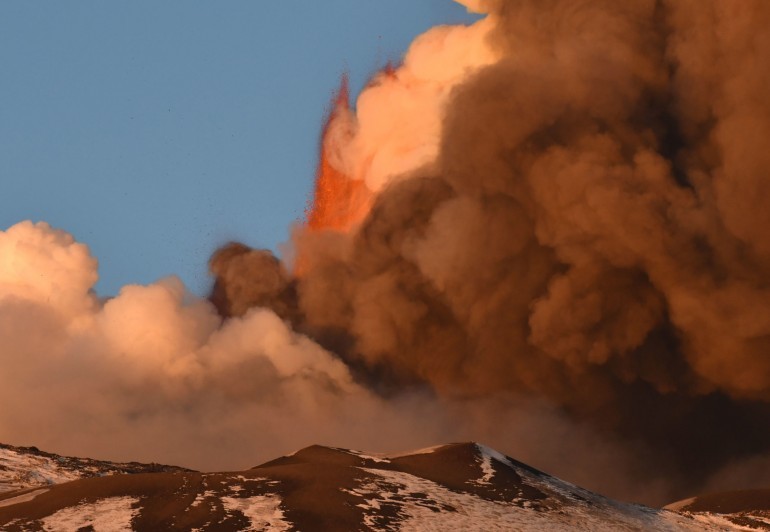 Изригването на Етна