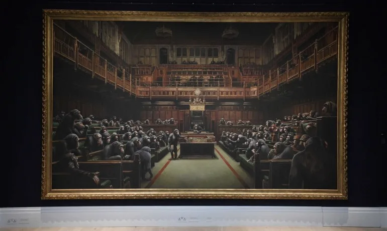 Продадоха картина на Банкси за рекордна сума - Tribune.bg