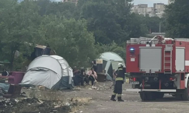 Кметът на Илинден обвини Столична община в бездействие заради незаконни палатки, сметище и пожар - Tribune.bg