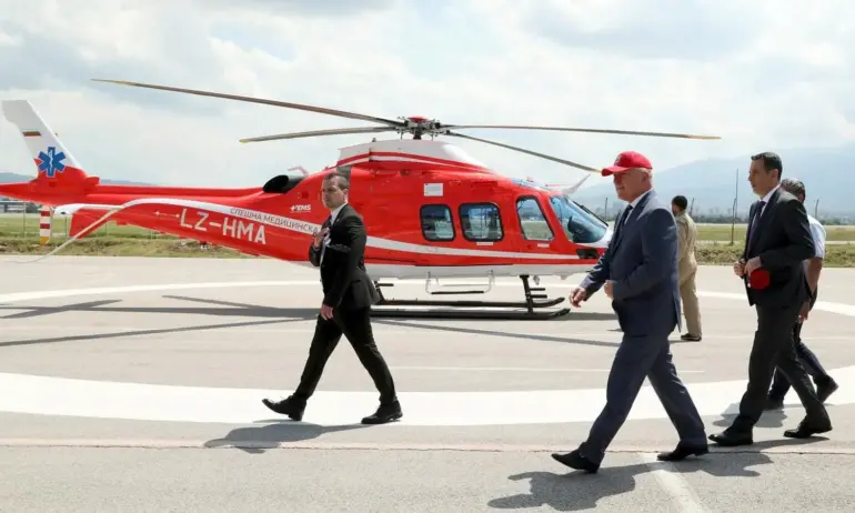 Правитулството отпуска 1 млн. лева за оборудване на медицинския хеликоптер