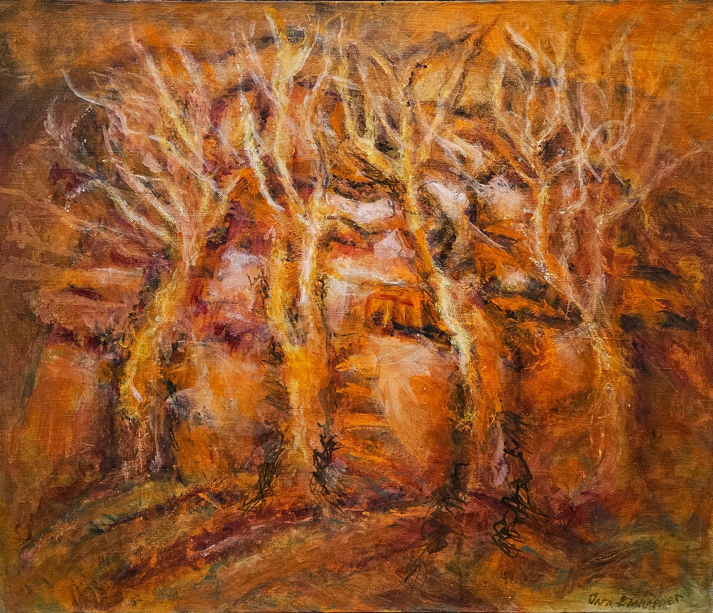 Пейзаж в червено