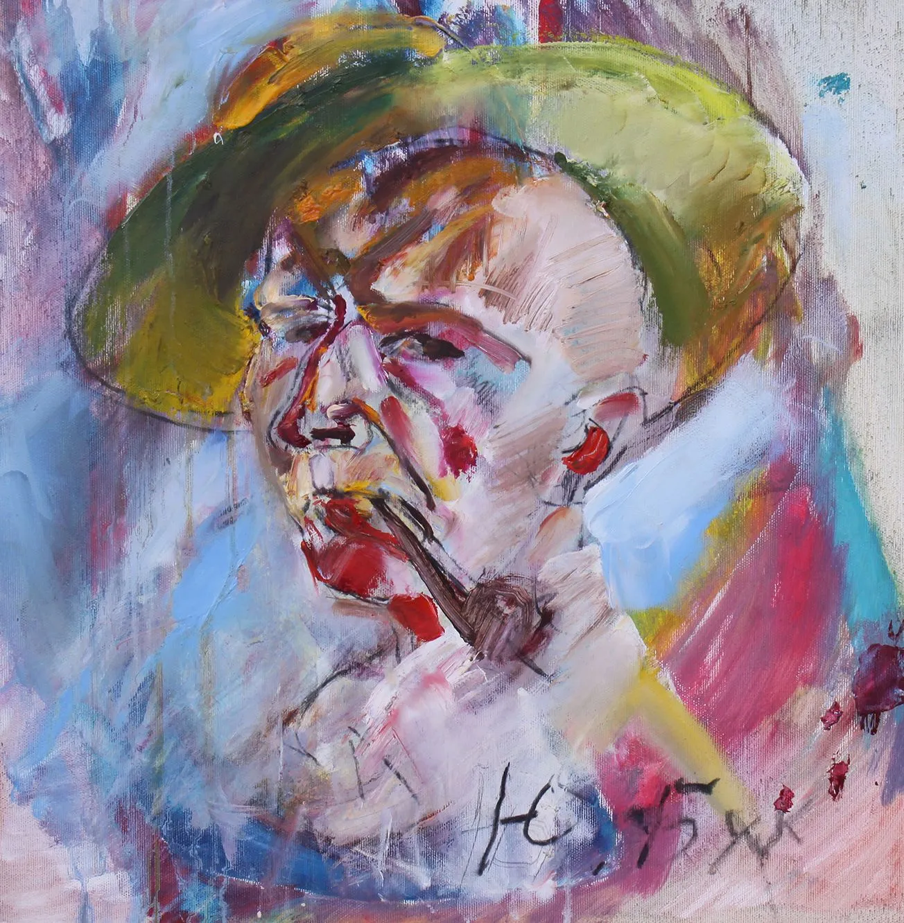 Юри Буков, Автопортрет