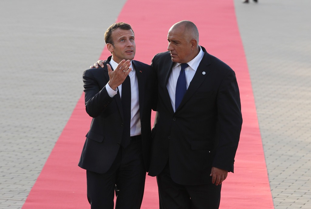 Борисов с президента на Франция Еманюел Макрон