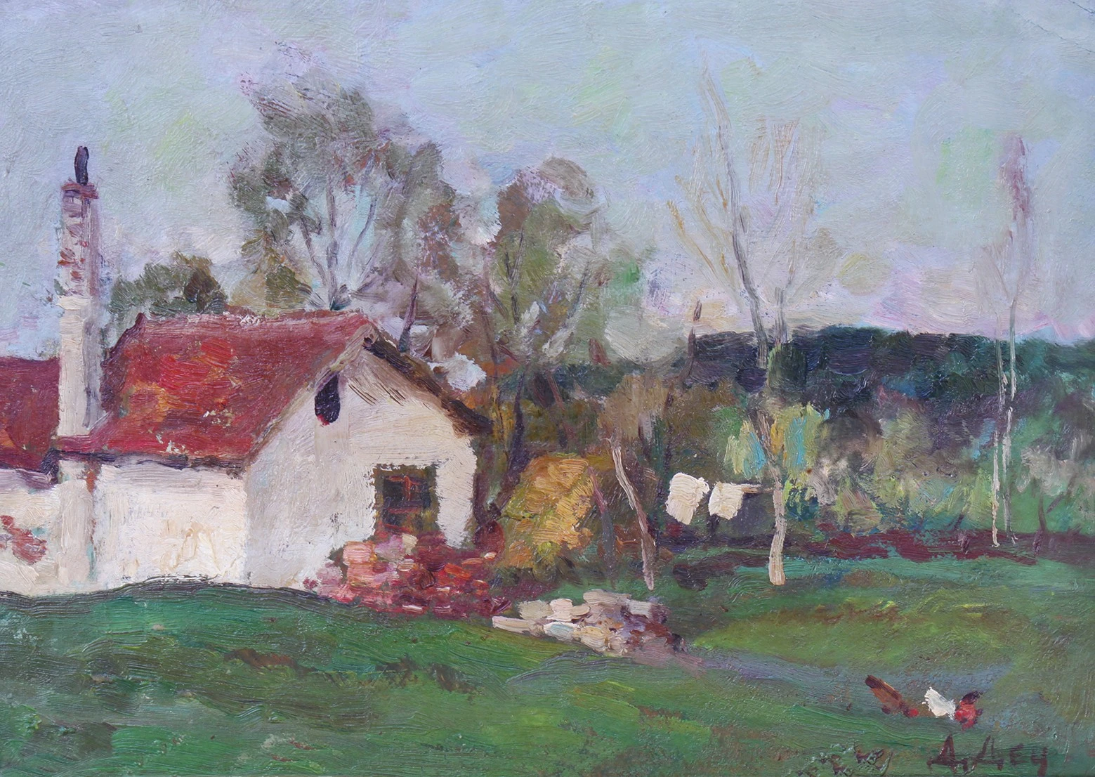 Данаил Дечев, На село