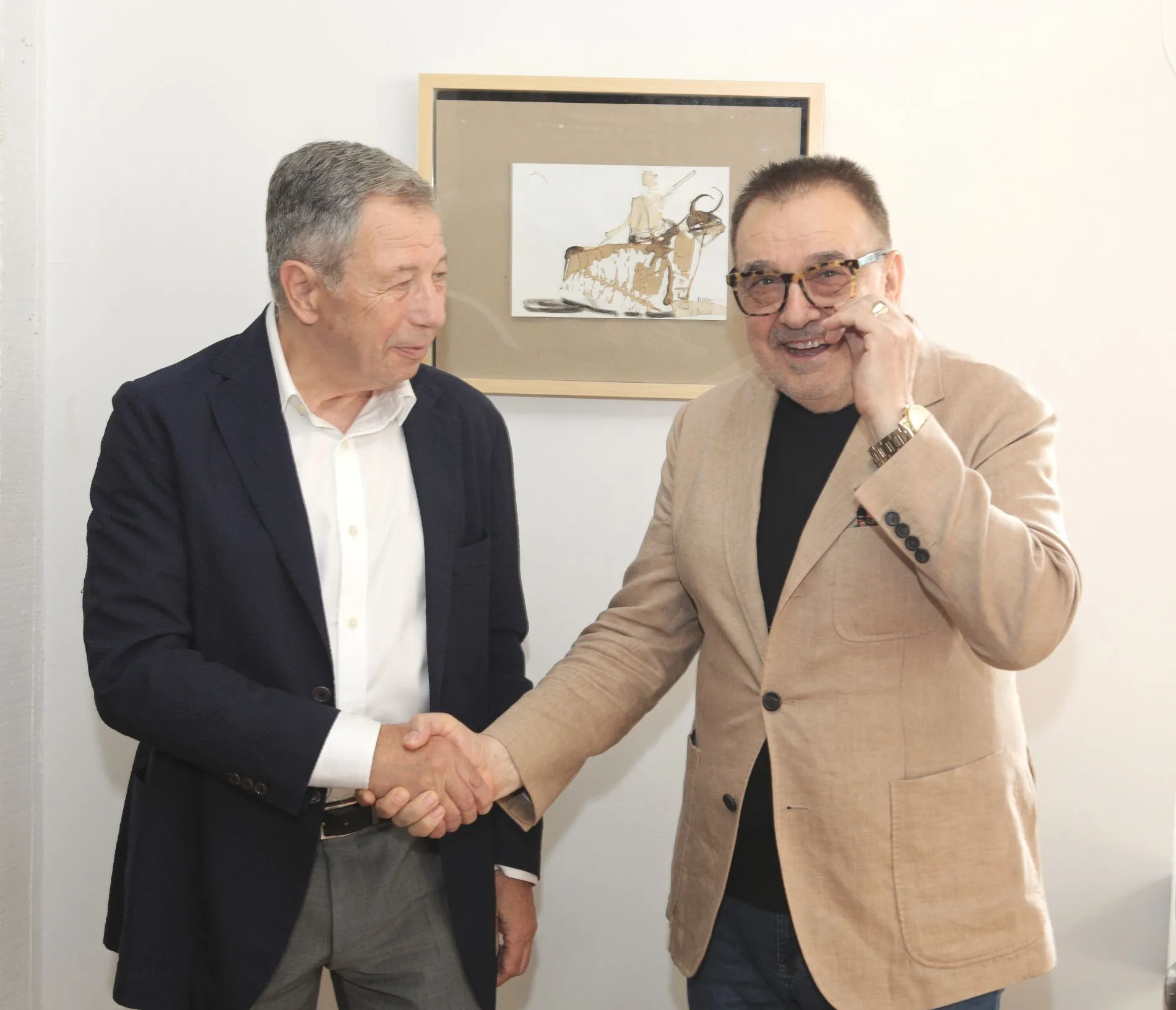 Проф. Любомир Стойков и проф. Румен Миланов