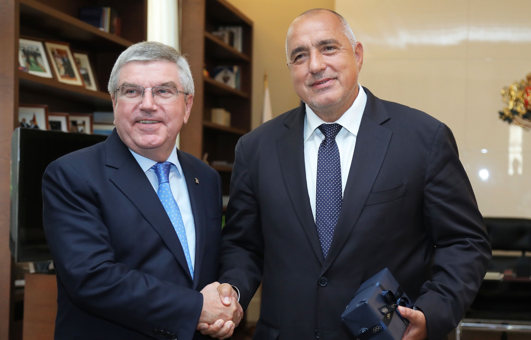 Бойко Борисов се среща с президента на Международния олимпийски комитет Томас Бах. /14.09.2018