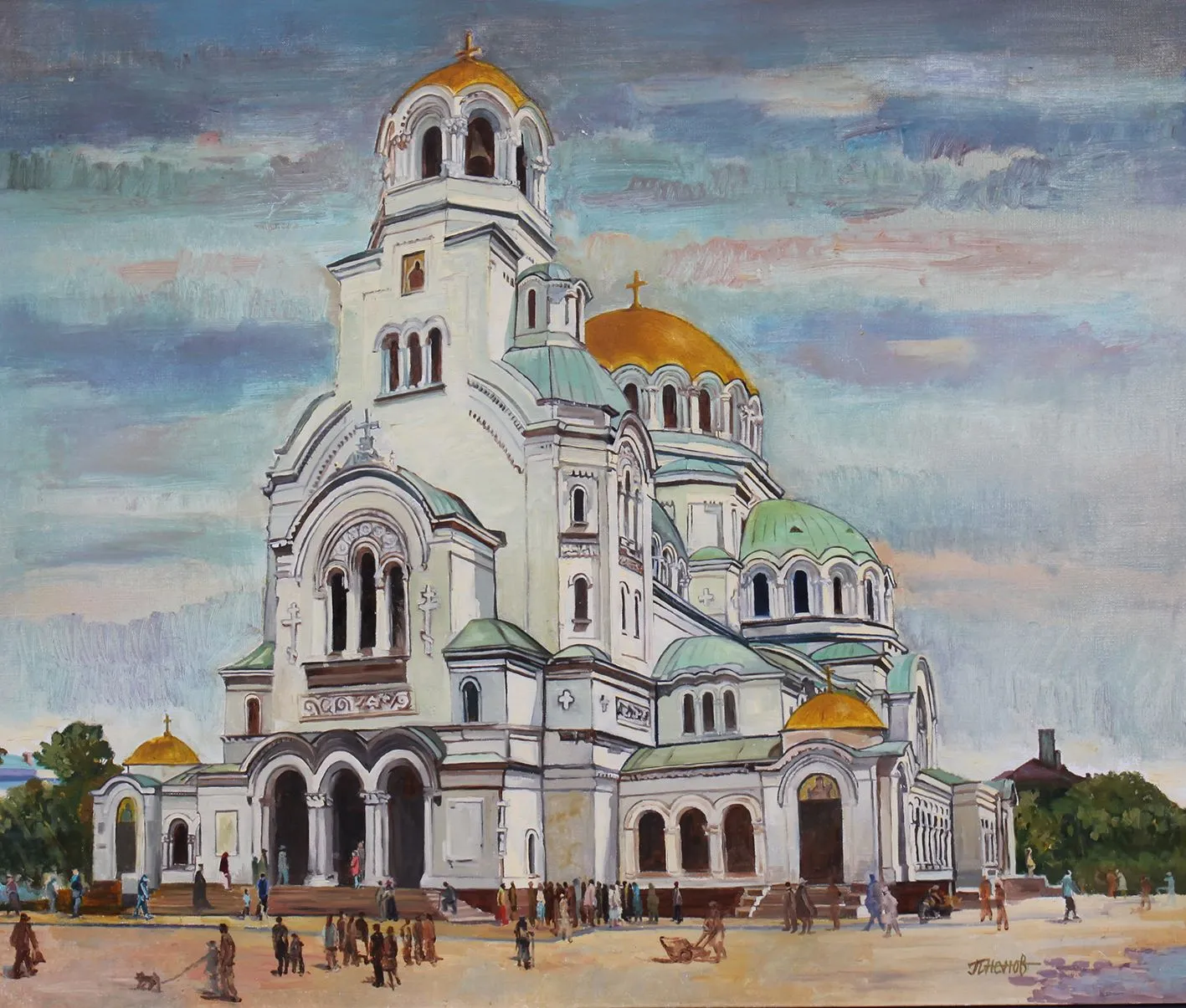 Петър Ненов – Храм паметник „Св. Александър Невски“