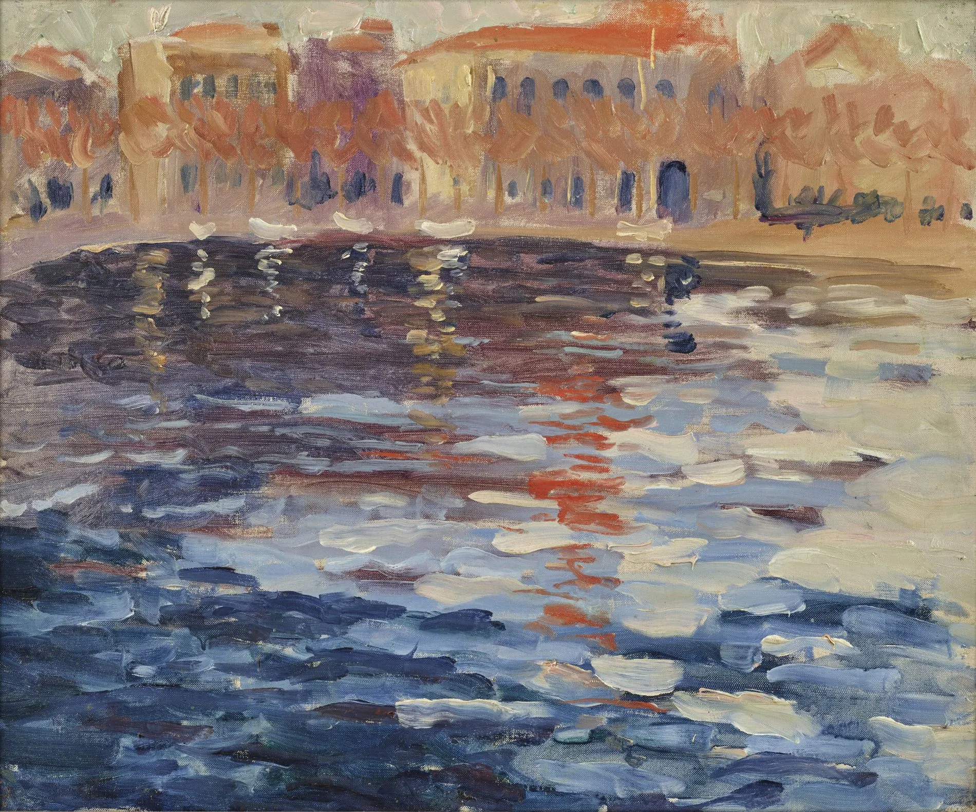 Cannes Harbour at Sunset