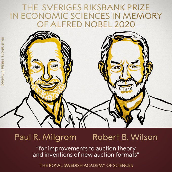Носителите на Нобеловата награда за икономика