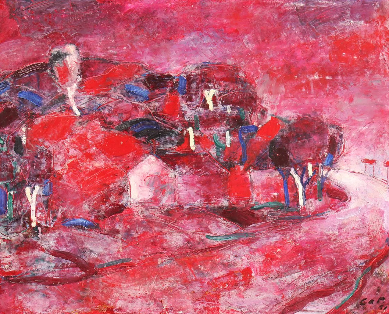 Светлин Русев, Пейзаж в червено