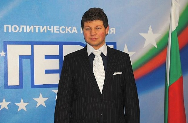 Младият Михов като активист на ГЕРБ