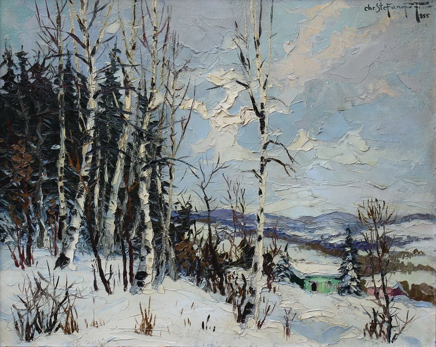 Христо Стефанов, Зимен пейзаж
