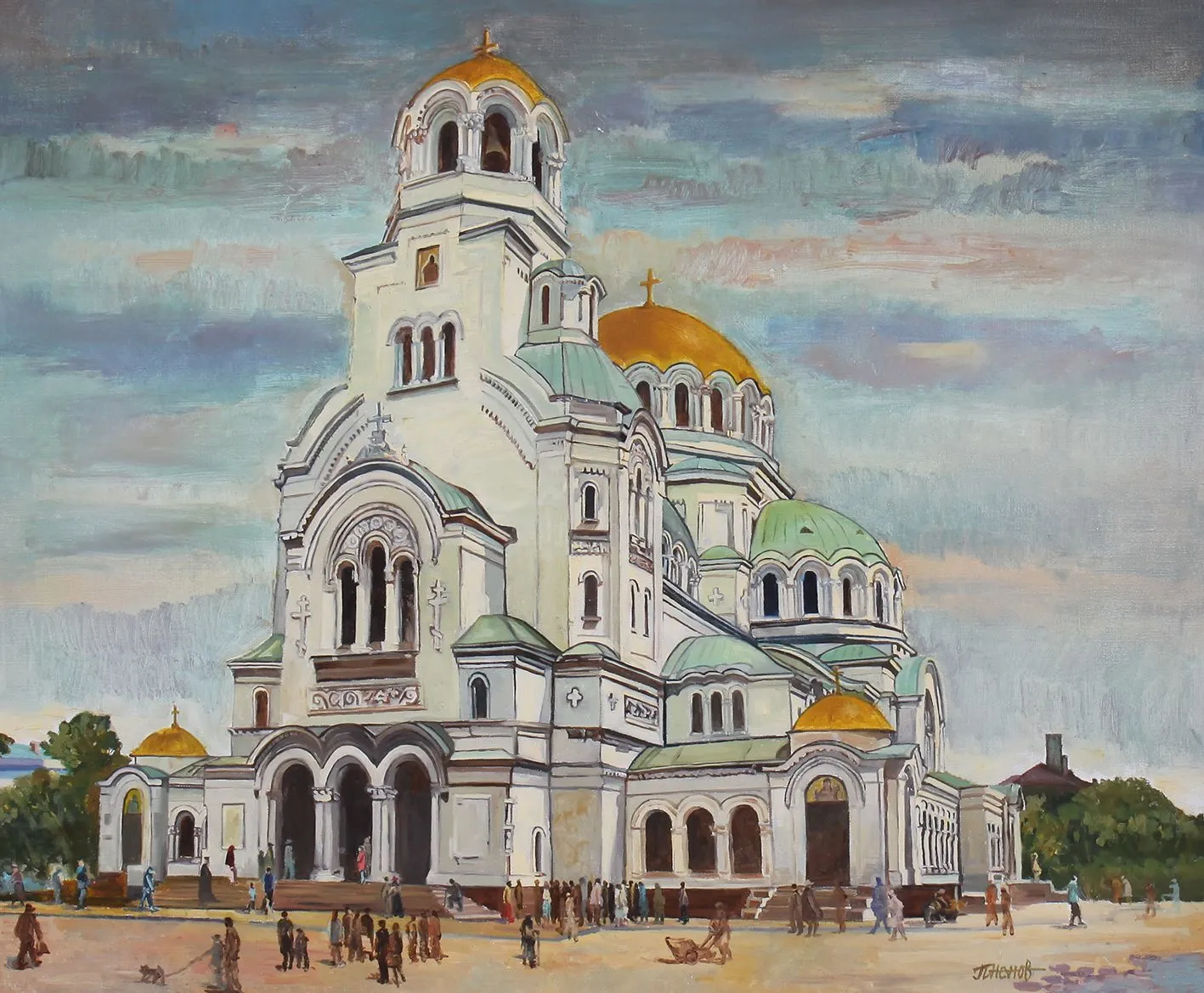 Петър Ненов, Св. Александър Невски