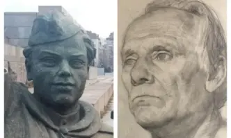 Моделът на войника в Паметника на Съветската армия е българин