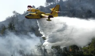 Пожарът в Пирин продължава да завзема нови територии въпреки труда