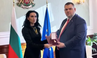 Лидерът на ДПС Ново начало Делян Пеевски бе отличен