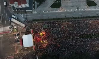 Многохиляден протест в Скопие срещу правителството и френското предложение (ВИДЕО)