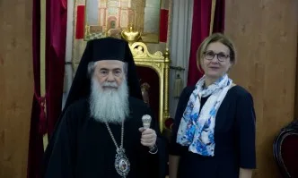 Предстоятелят на Православната Ерусалимска патриаршия благослови България