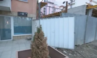 Строеж в Лозенец бутна стена на съседен блок и рани