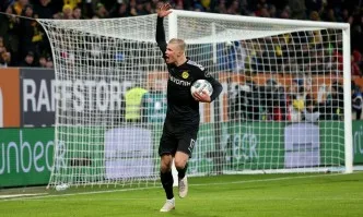 Ерлинг Холанд впечатли с хеттрик при дебюта си за Дортмунд