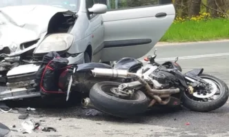 Тежка катастрофа със загинал мотоциклетист край Ексиноград