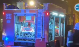 Голям пожар горя в центъра на София тази нощ Пламна