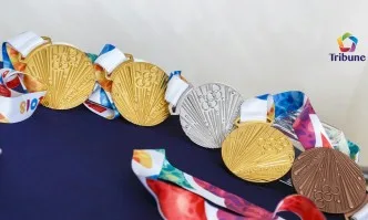 Медалистите от Буенос Айрес със златни кюлчета и юбилейни монети от Fibank