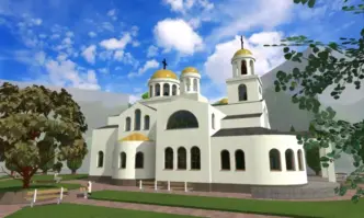 Строежът на православен храм Св Серафим Софийски Чудотворец в жк