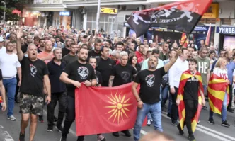 МВнР с нота до Северна Македония заради многобройните антибългарски прояви и лозунги на протестите в Скопие