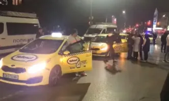 Таксиметрови шофьори блокираха късно снощи столичен булевард след саморазправата в