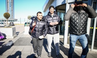 Тази сутрин двама от най добрите ни скиори Алберт Попов и