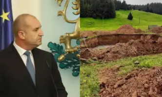 На връх Рожен тече трескава работа Багери копаят доставят се