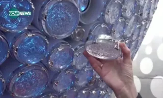 Топката е украсена от 5280 светещи елементаВ Ню Йорк церемониално