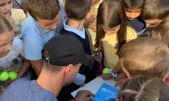 Димитър Кузманов проведе открит урок за ученици в София