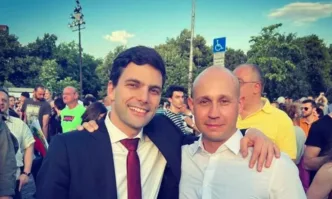 Кандидатът за депутат от Продължаваме промяната Бисер Русимов който се