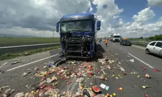 Тежка катастрофа на Северна скоростна Тангента в посока бул Ботевградско