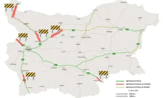 От Фейсбук профила на Георги ДрагановНяма магистрално строителство Картата е на