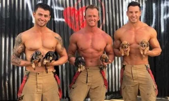 За 2021 г.: Невероятно горещ календар с австралийски пожарникари