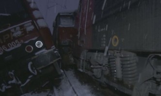 Удар между два товарни влака на гара Илиянци
