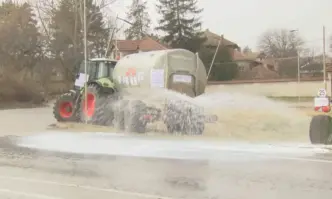 Главен път Русе Велико Търново е блокиран от протестиращи