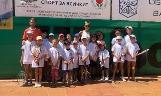 Заключителни тренировки по програмата Тенисът - спорт за всички на ТК Черно море Елит