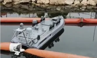 Морски дрон експлодира край пристанището в град Констанца Югоизточна Румъния