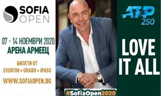 Калин Сърменов влиза в ролята на звезден посланик на Sofia Open 2020